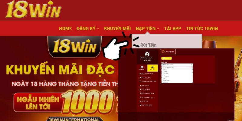 Giao dịch nhanh chóng và chuẩn xác chỉ có tại rút tiền 18win.COM