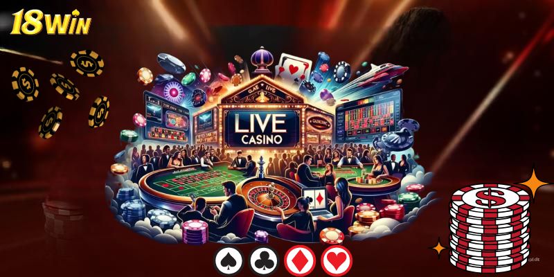 Giao diênn casino được thiết kế sống động bắt mắt