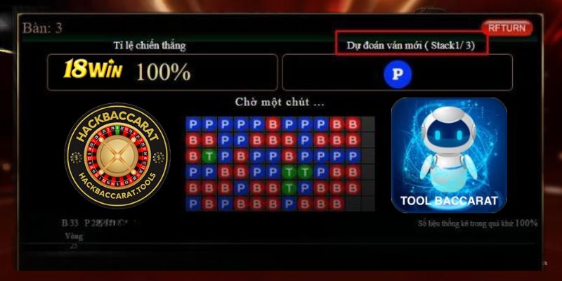 Tool dự đoán Baccarat vô cùng phổ biến